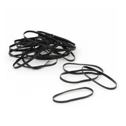 25 élastiques noirs