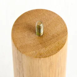 4 pieds en bois naturel 26cm
