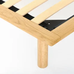 4 pieds en bois naturel 26cm