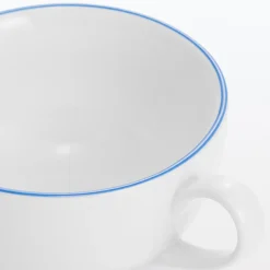 Art de la table du quotidien - Tasse à thé à bande bleue