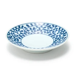 Assiette en porcelaine Hasami  ‐  Motifs arabesque