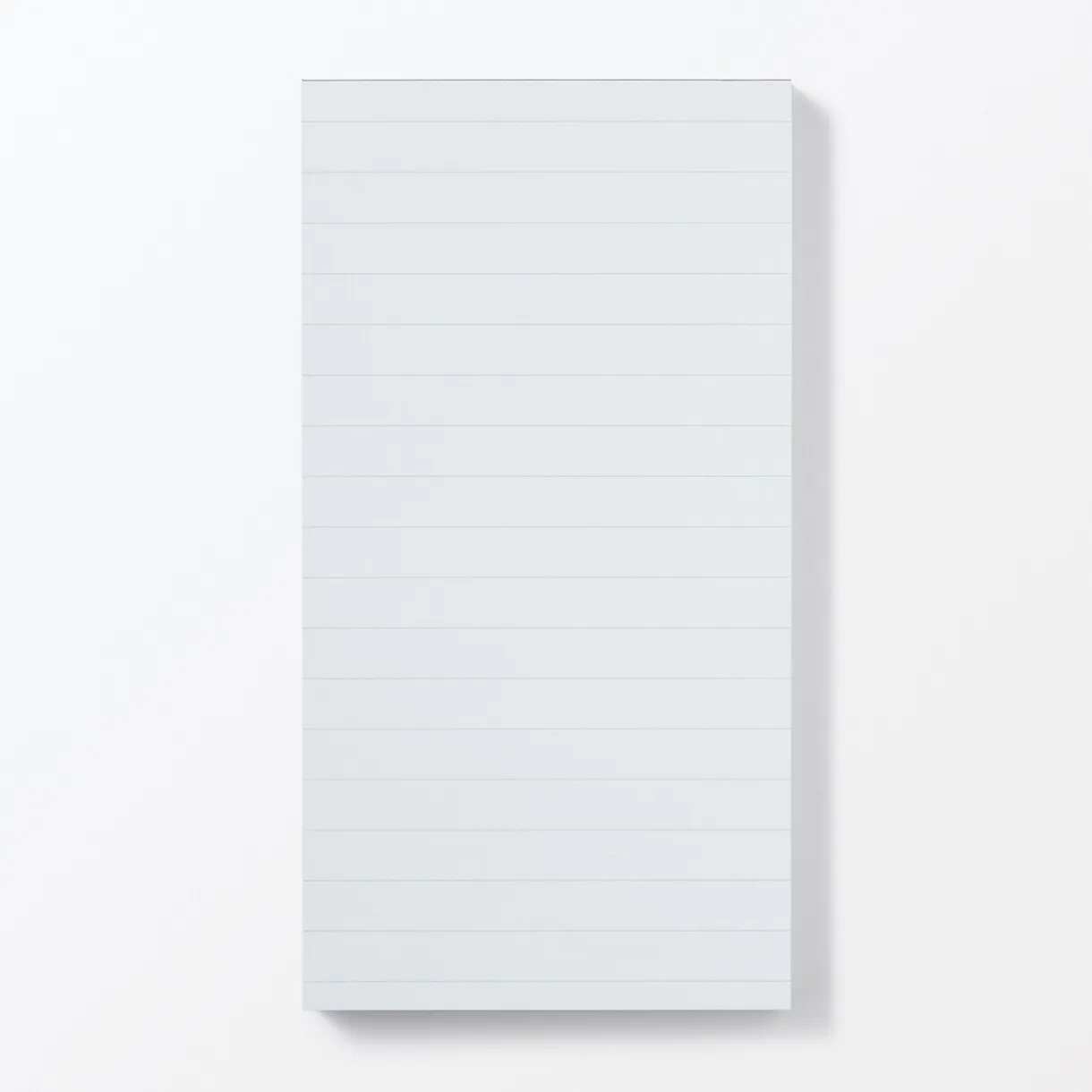 Bloc-notes coloré à lignes horizontales, Grand