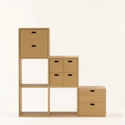 Bloc‐tiroir en chêne ‐ 4 tiroirs (Dont Eco‐part. 0,82 €)