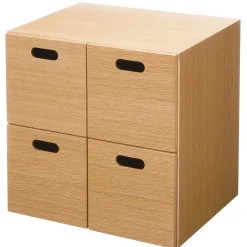 Bloc‐tiroir en chêne ‐ 4 tiroirs (Dont Eco‐part. 0,82 €)