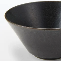 Bol à nouilles Mino Ware ‐ Glaçure noire