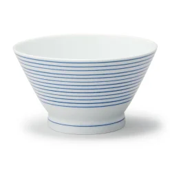 Bol à riz en porcelaine Hasami ‐  Motif rayures, Petite