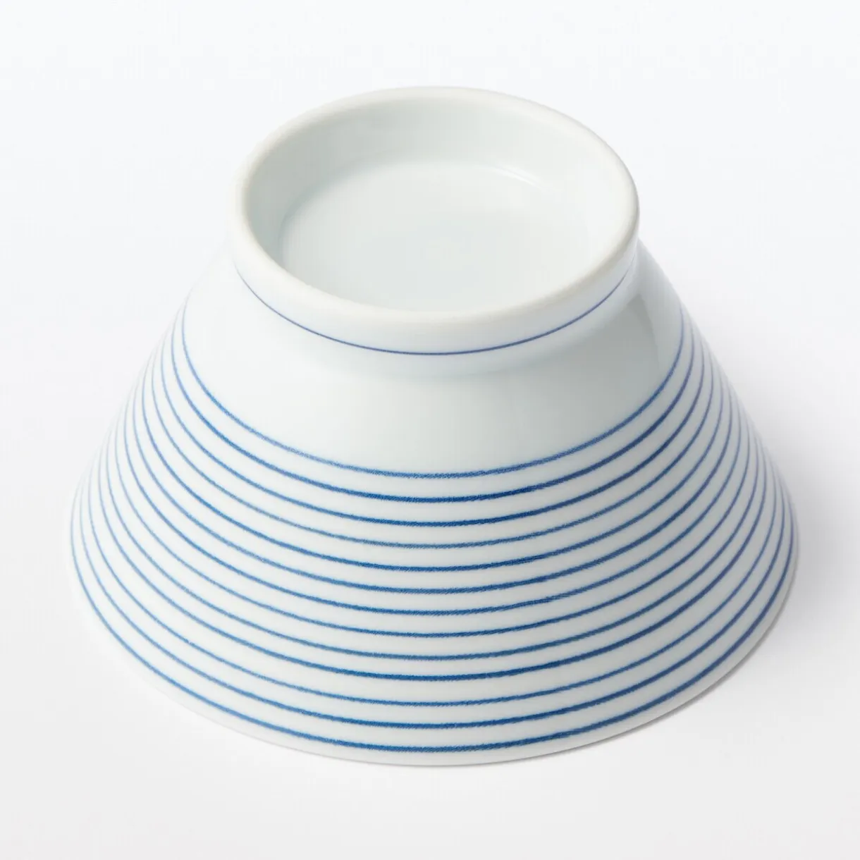 Bol à riz en porcelaine Hasami ‐ Motif rayures, Petite