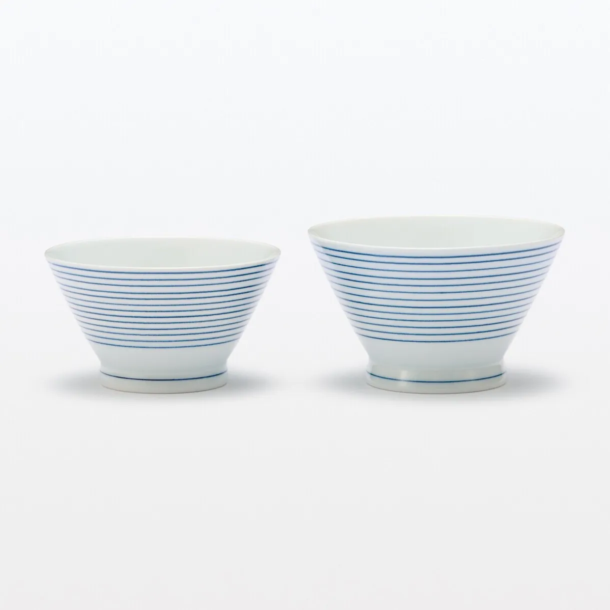 Bol à riz en porcelaine Hasami ‐ Motif rayures, Petite