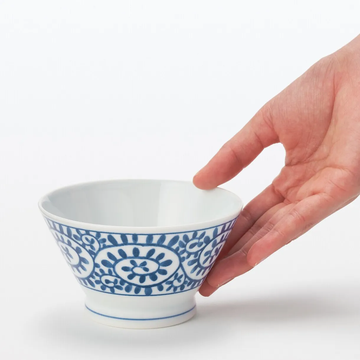 Bol à riz en porcelaine Hasami ‐ Motifs arabesque, Petite