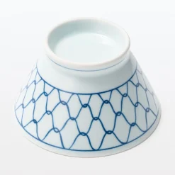 Bol à riz en porcelaine Hasami - Motif maille, Petit