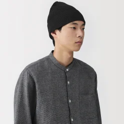 Bonnet en coton et soie