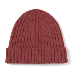 Bonnet unisexe en laine côtelée antidémangeaisons