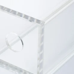 Boîte 4 tiroirs en acrylique L6.7X P17.5X H25cm