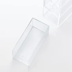 Boîte acrylique 3 tiroirs L8.6X P17X H25.2cm