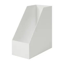 Boîte archive grise en biais large en PP L15X P31.8X H27.6cm