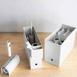 Boîte archive grise large en PP L15X P32X H24cm