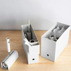 Boîte archive grise large en PP L15X P32X H24cm