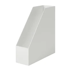 Boîte archives grise en biais en PP L10X P27.7X 31.6cm