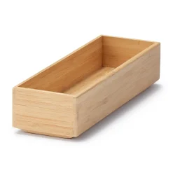 Boîte de rangement en bambou L8.5X P26X H5.5cm