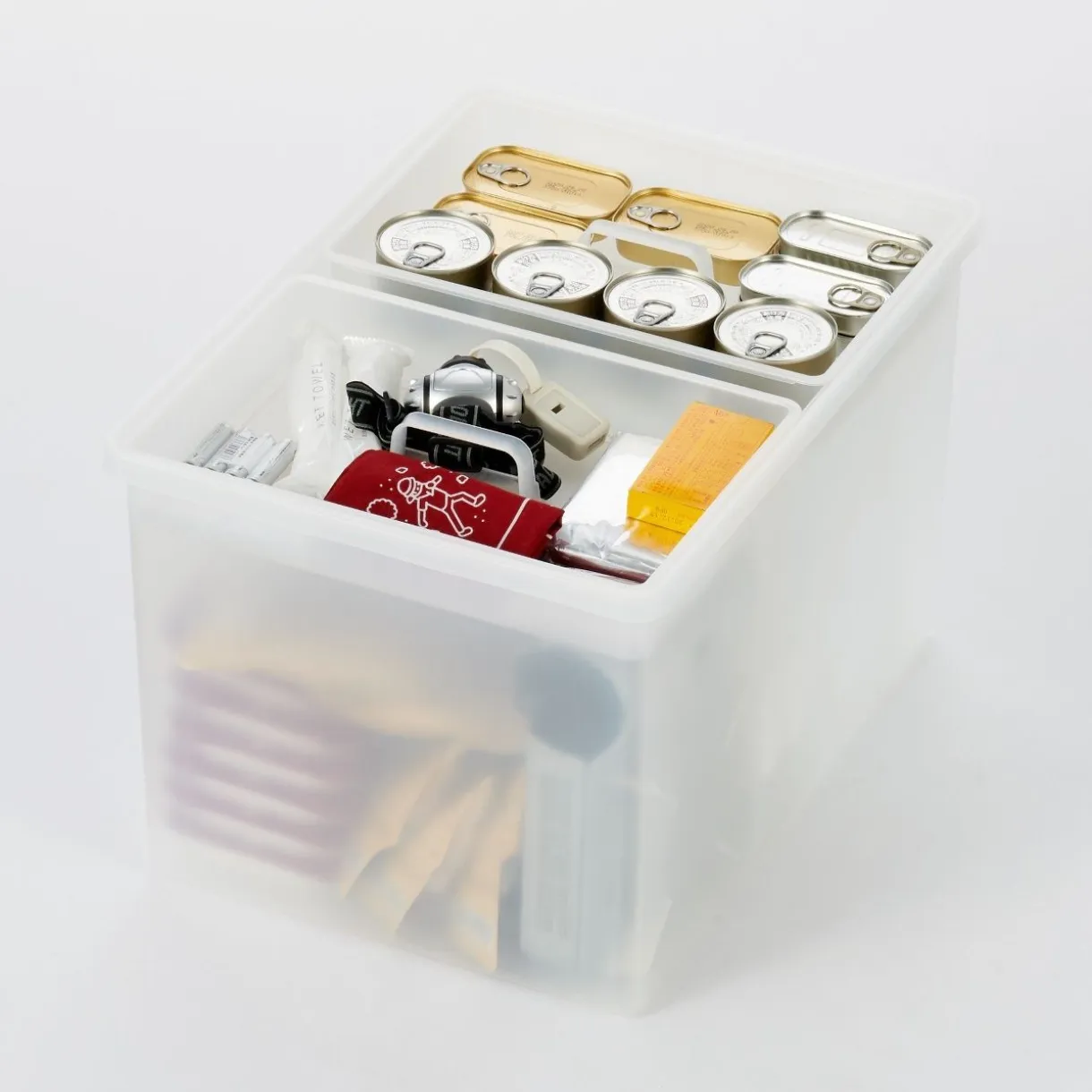 Boîte de rangement ouverte en PP ‐ 50.5cm L