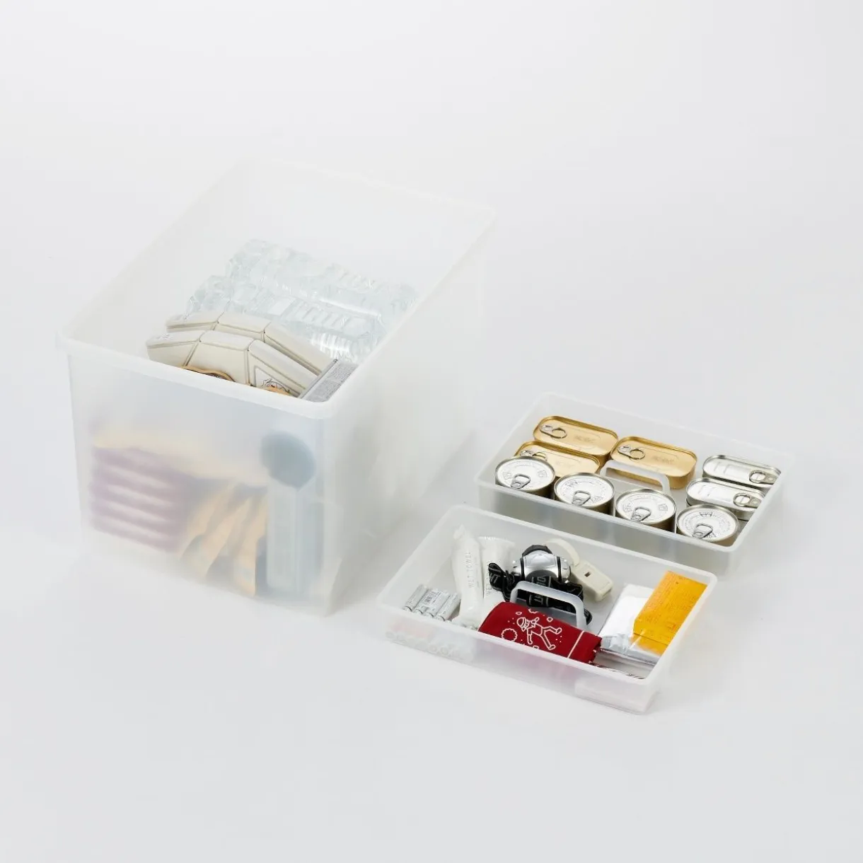 Boîte de rangement ouverte en PP ‐ 50.5cm L