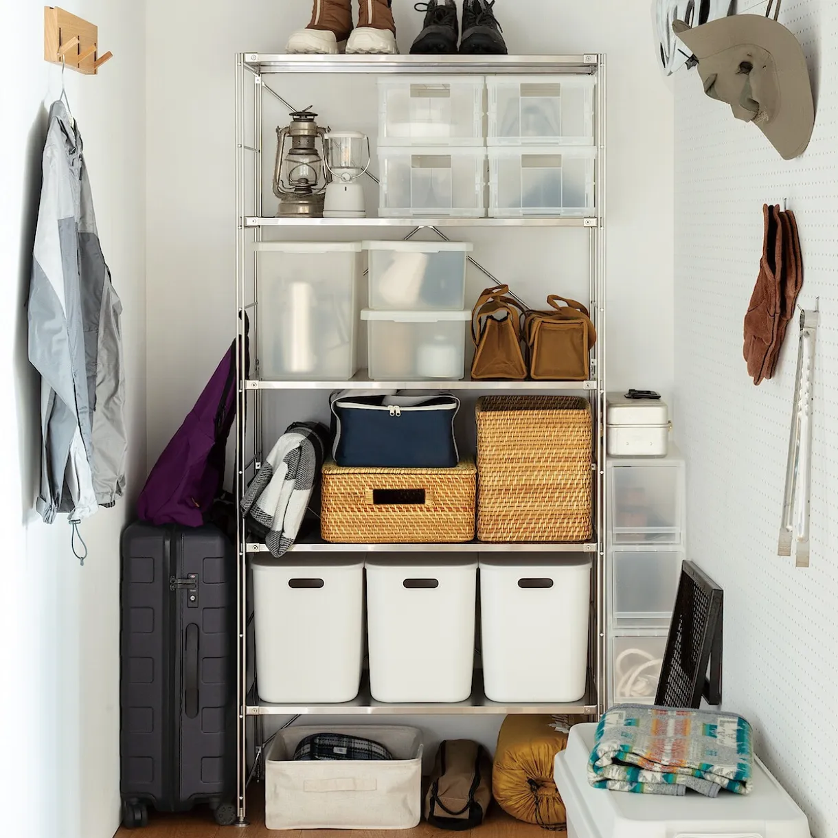 Boîte de rangement ouverte en PP ‐ 25cm L