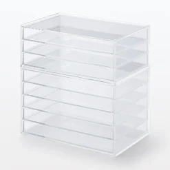 Boîte en acrylique 3 tiroirs L25.5X P17X H10cm
