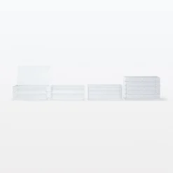 Boîte en acrylique 2 tiroirs L25.6X P16.8X H9.5cm