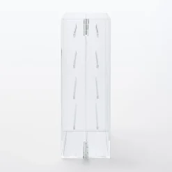 Boîte en acrylique pour colliers et boucles d'oreilles L17.5X P8.8X H25cm