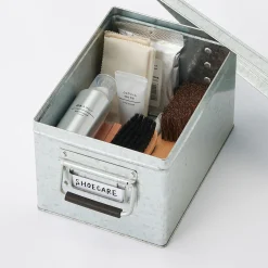 Boîte en métal galvanisé L19X P29X H16cm