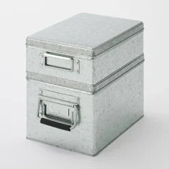 Boîte en métal galvanisé L19X P29X H16cm