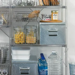 Boîte en métal galvanisé L26X P37X H24cm