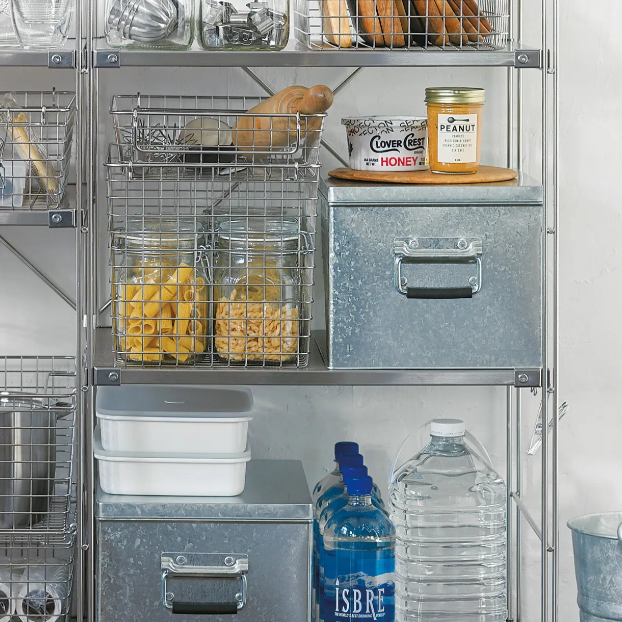 Boîte en métal galvanisé L26X P37X H24cm