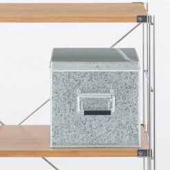 Boîte en métal galvanisé L26X P37X H24cm