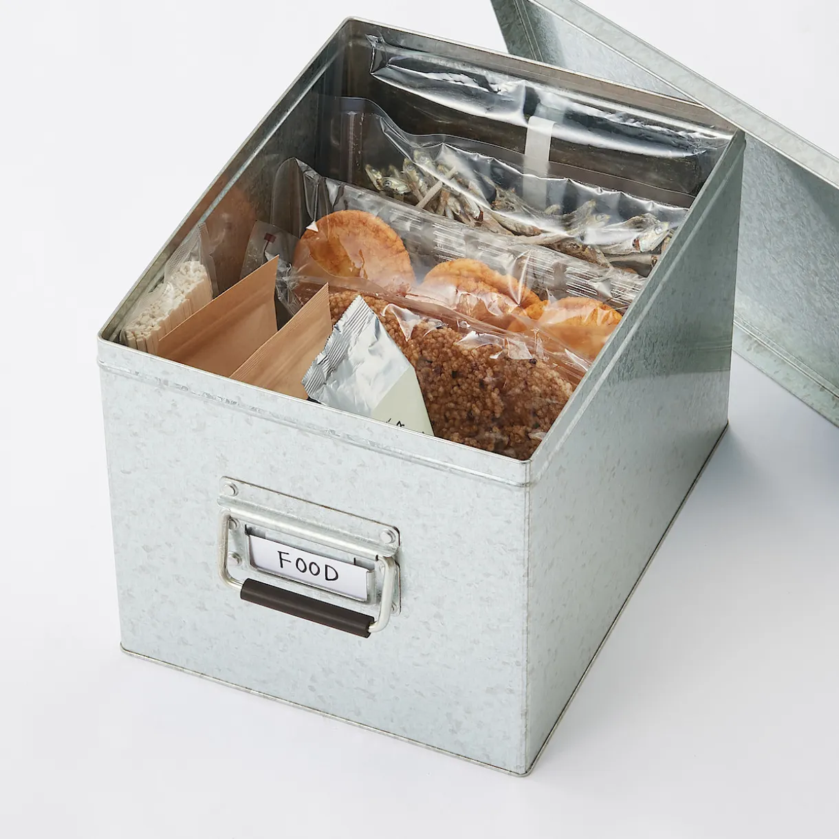 Boîte en métal galvanisé L26X P37X H24cm