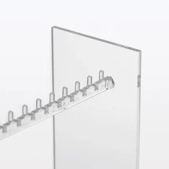 Boîte pour boucles d'oreilles et colliers en acrylique L6.7X P13X H25cm