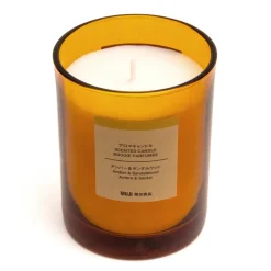 Bougie 1 mèche ambre et bois de santal