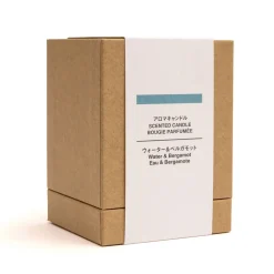 Bougie 1 mèche eau et bergamote