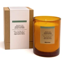 Bougie 1 mèche figue verte et vétiver