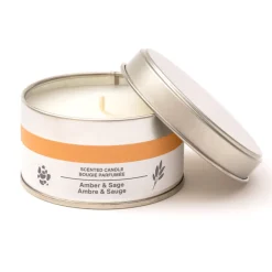 Bougie Métal ‐ Ambre et sauge