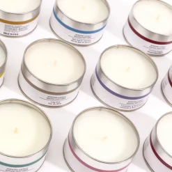 Bougie Métal  ‐ Bois d'hinoki