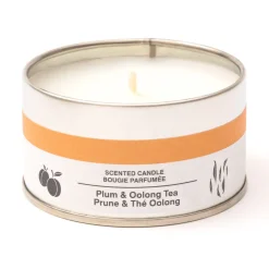 Bougie Métal ‐ Prune et thé Oolong