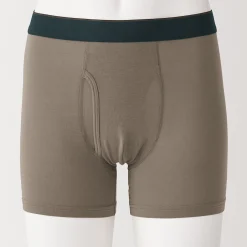 Boxer avec ouverture frontale en lyocell pour homme.