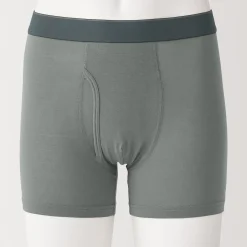 Boxer avec ouverture frontale en lyocell pour homme