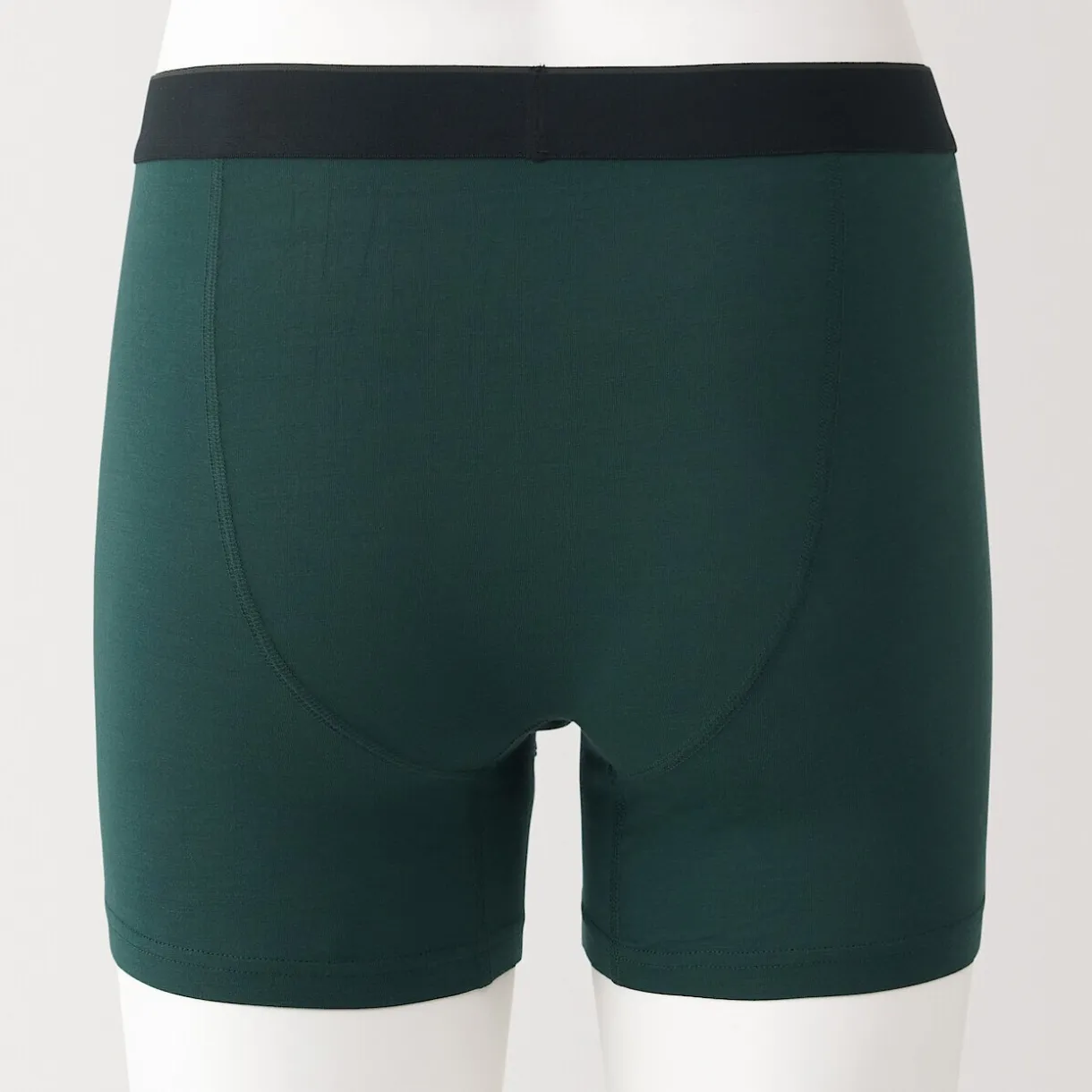 Boxer avec ouverture frontale en lyocell.