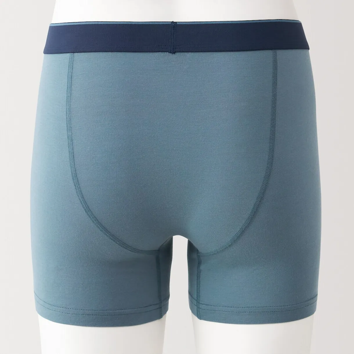 Boxer avec ouverture frontale en lyocell.