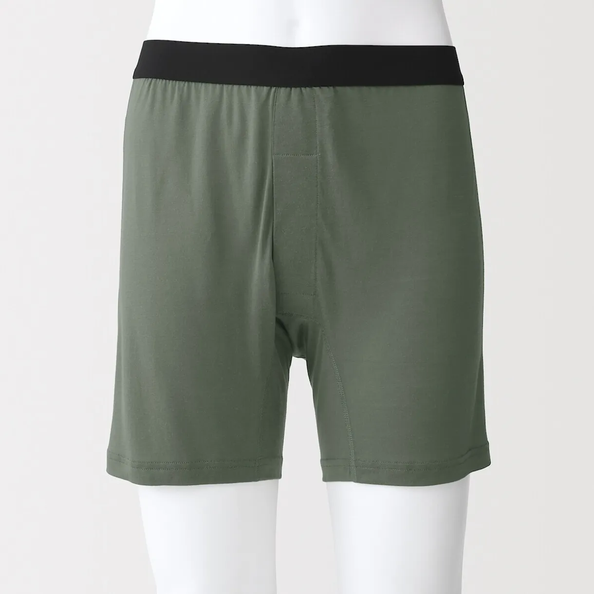Boxer tricoté lisse en lyocell pour homme