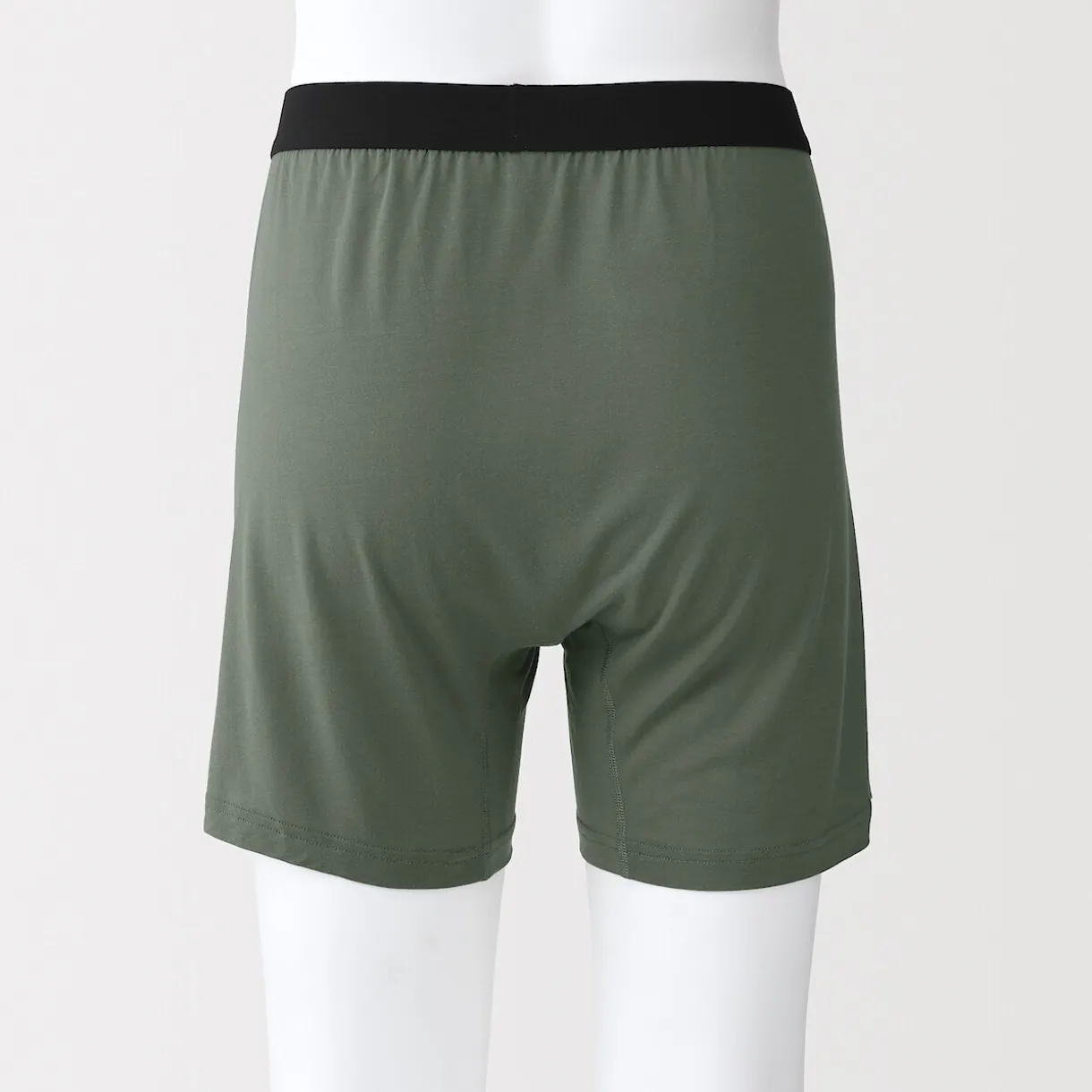 Boxer tricoté lisse en lyocell pour homme