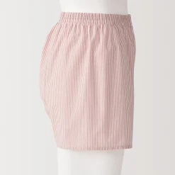 Boxers à ouverture frontale en pur coton pour homme