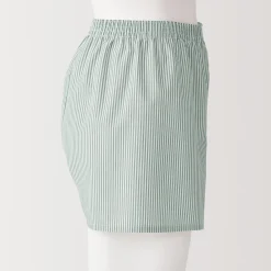 Boxers à ouverture frontale en pur coton pour homme